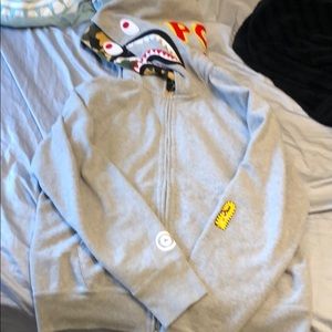 Bathing Ape double shark hoodie